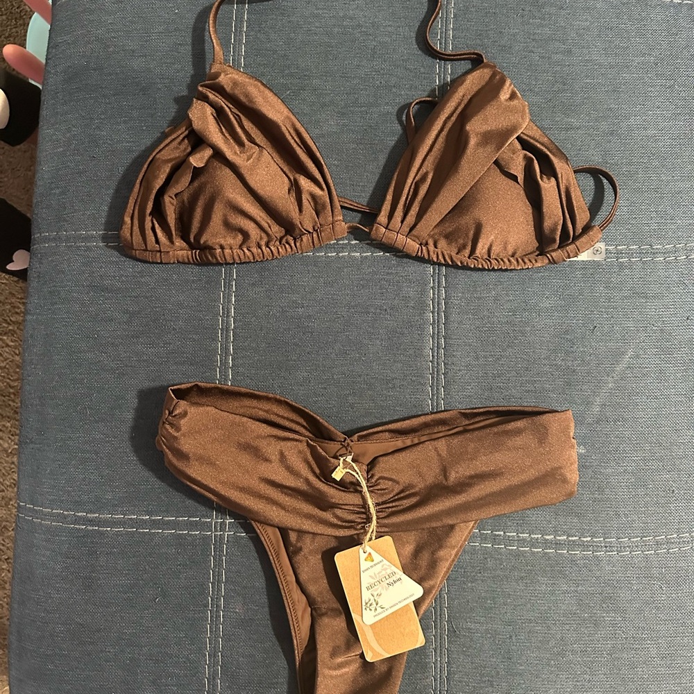 Berlook Brown Bikini Set